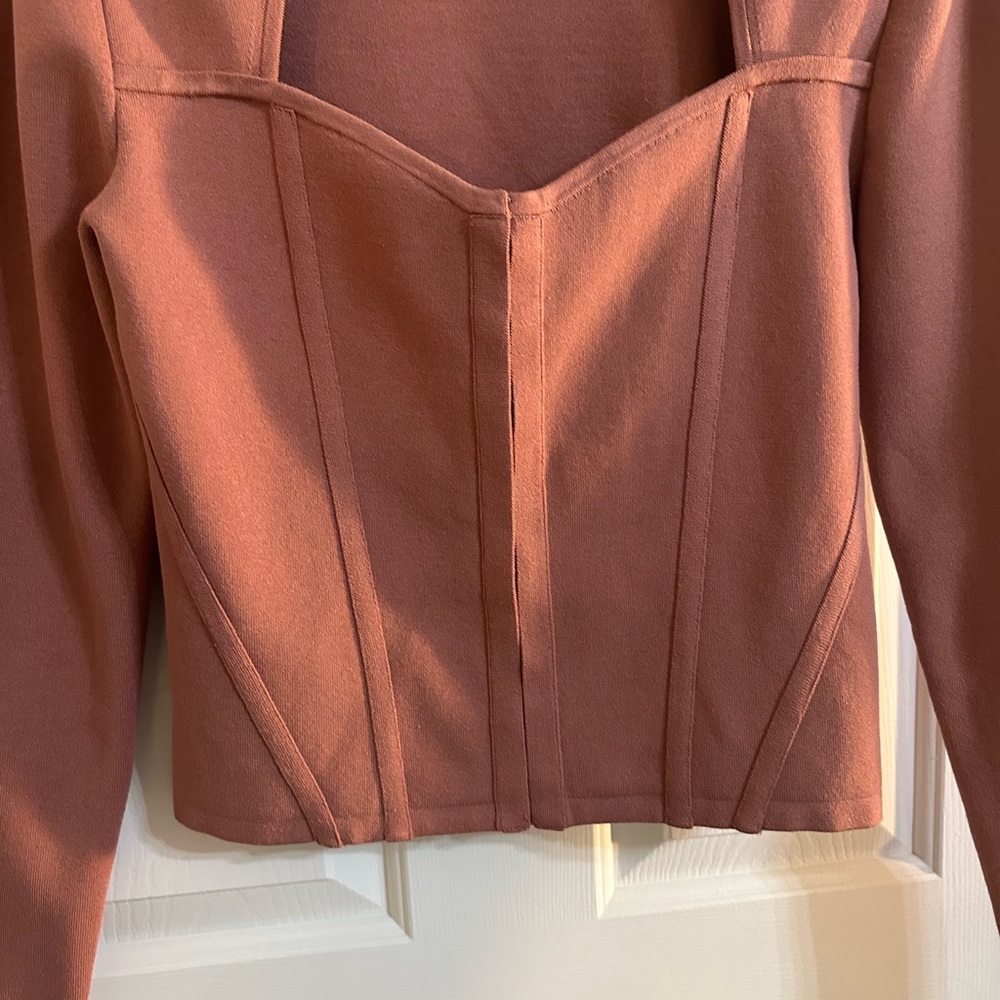 Express Women's Rust Jacket - Picture 2 of 6